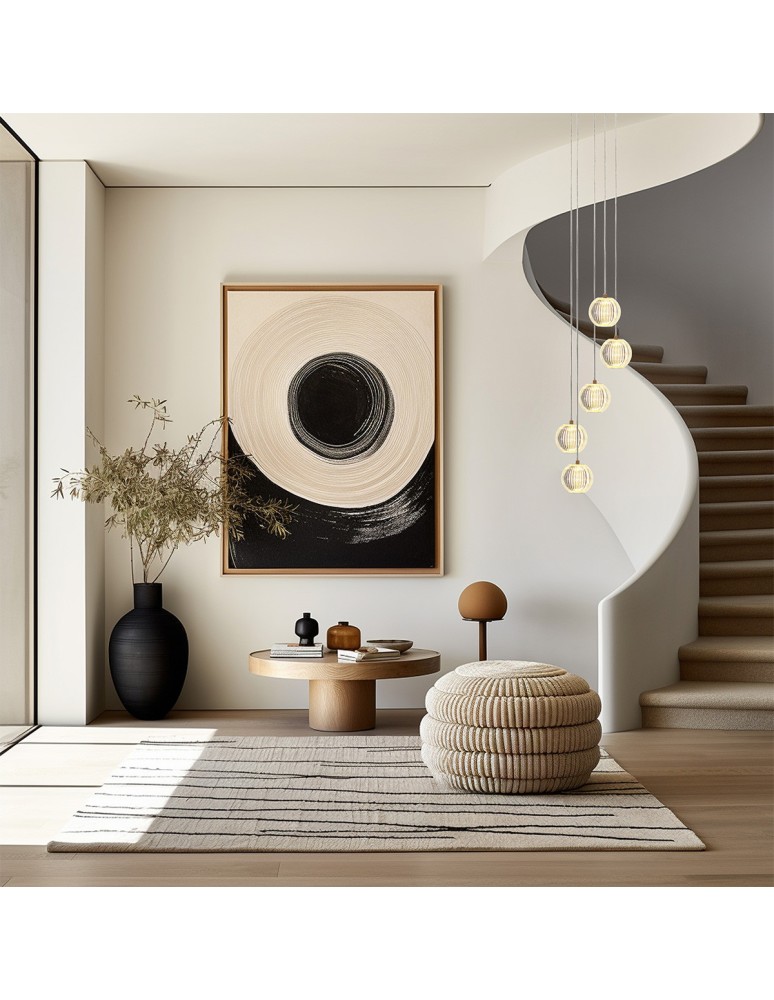 5 point pendant lamps - Light Prestige Brillant 5 gold LED CCT pendant lamp LP-3303/5P GD - product kolory-swiatla.pl 3