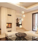 5 point pendant lamps - Light Prestige Brillant 5 gold LED CCT pendant lamp LP-3303/5P GD - product 4