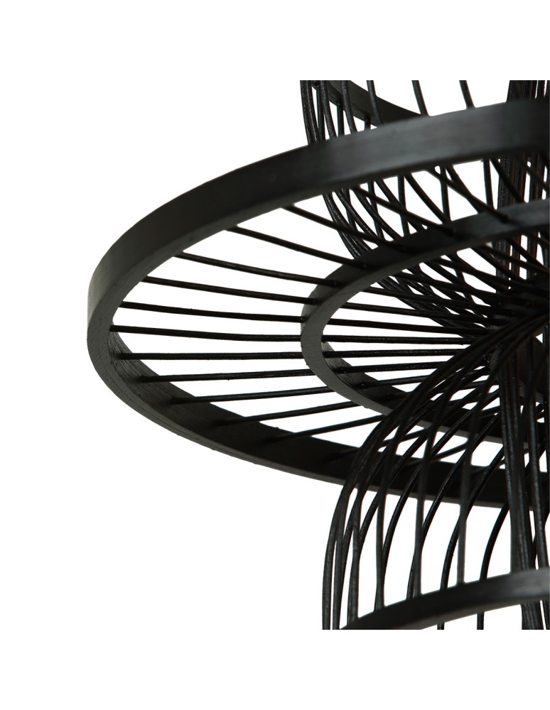 Boho pendant lamps - Light Prestige Rattan pendant lamp Astra black 1xE27 LP-3110/1P BK - product kolory-swiatla.pl 5