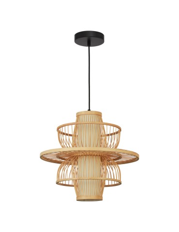 Light Prestige Rattan pendant lamp Astra natural 1xE27 LP-3110/1P NT