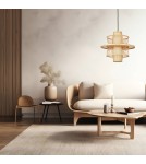 Boho pendant lamps - Light Prestige Rattan pendant lamp Astra natural 1xE27 LP-3110/1P NT - product 3