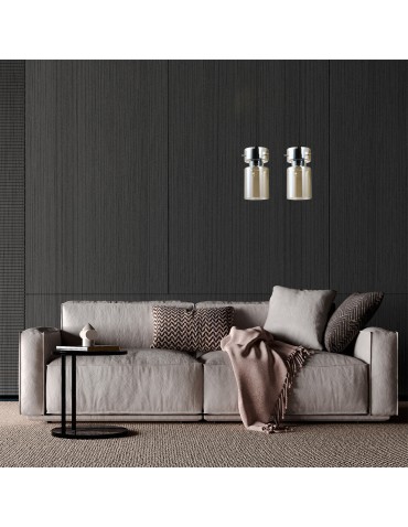 Light Prestige Podwójna lampa wisząca Nivio dymna 2xE27 LP-2811/2L AM - produkt 2