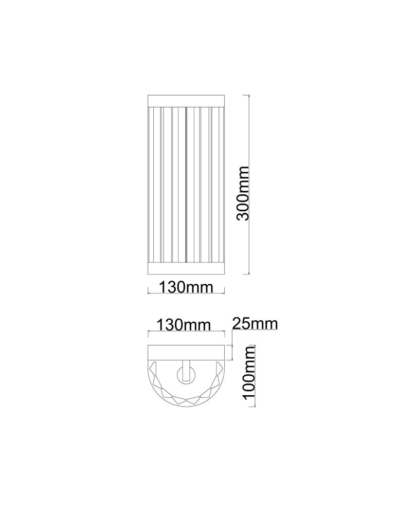 Glamour wall lamps - Light Prestige Wall lamp Vetro chrome 1xE14 LP-2910/1W CH - product kolory-swiatla.pl 7