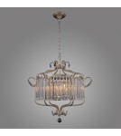 Glamour chandeliers - ITALUX RINALDO Pendant Silver 6xE14 PND-33057-6-CH.S - product 2