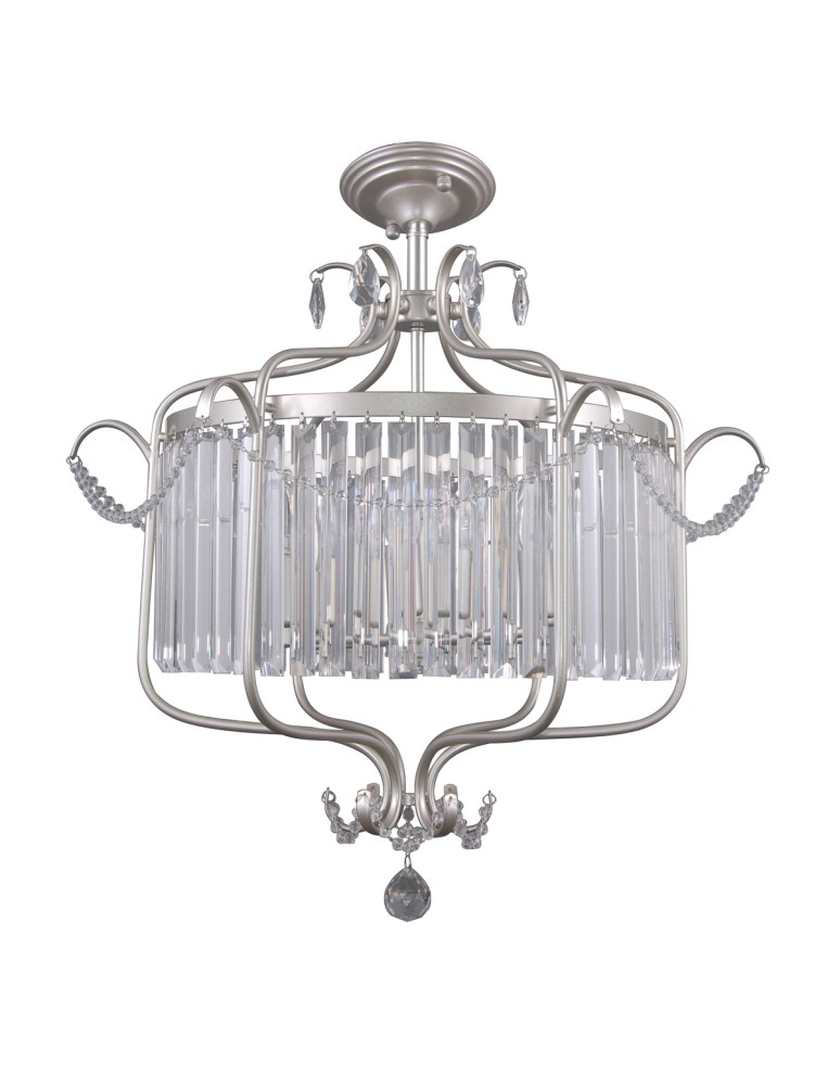 Ceiling lamps - ITALUX RINALDO Ceiling Silver 6xE14 PNPL-33057-6B-CH.S - product kolory-swiatla.pl 1