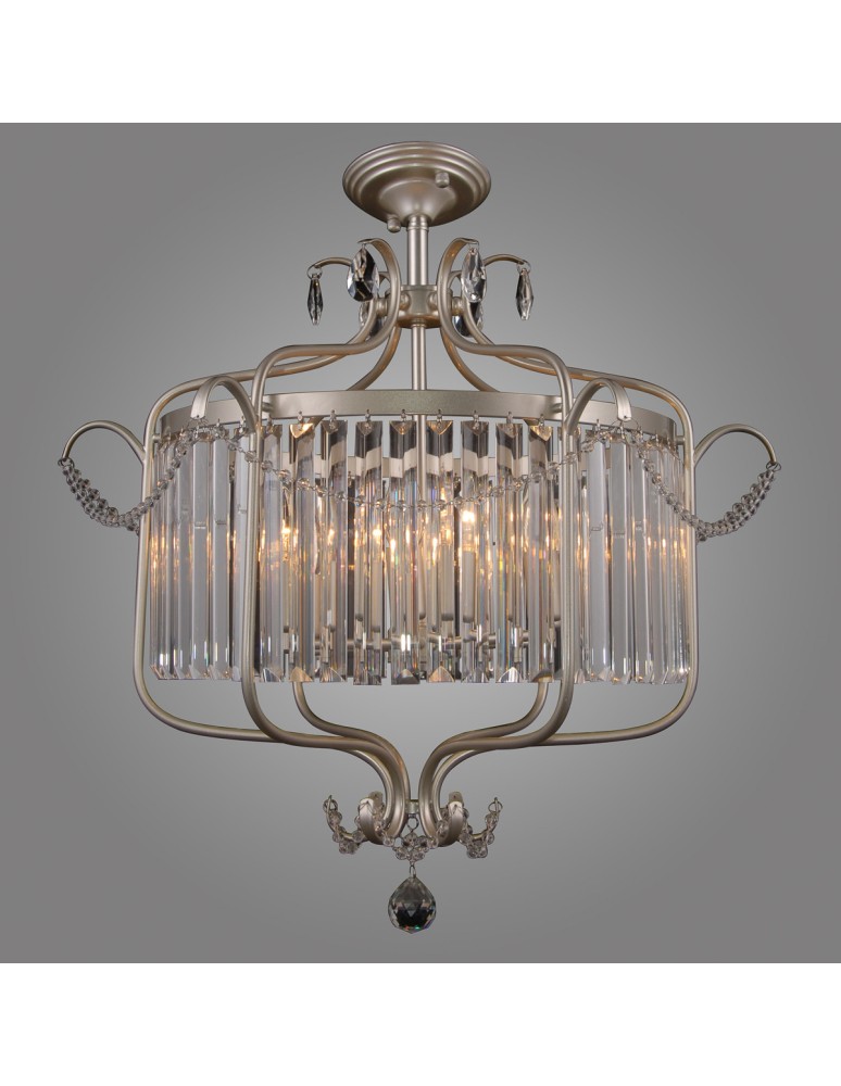 Ceiling lamps - ITALUX RINALDO Ceiling Silver 6xE14 PNPL-33057-6B-CH.S - product kolory-swiatla.pl 2