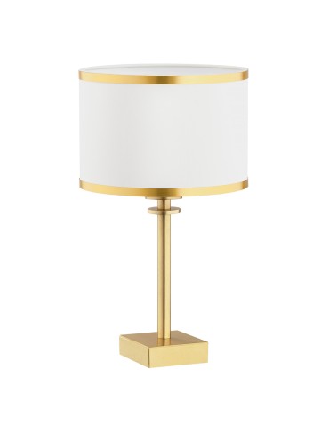 Argon ABBANO 1-fl. table lamp 1x15W (max) cream with gold stripe brushed brass 8029 - product 2