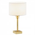 Argon ABBANO lampa stołowa 1 pł. 1x15W (max) biały mosiądz szczotkowany 8047