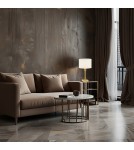 Table lamps with lampshade - Argon ABBANO 1-fl. table lamp 1x15W (max) white brushed brass 8047 - product 2