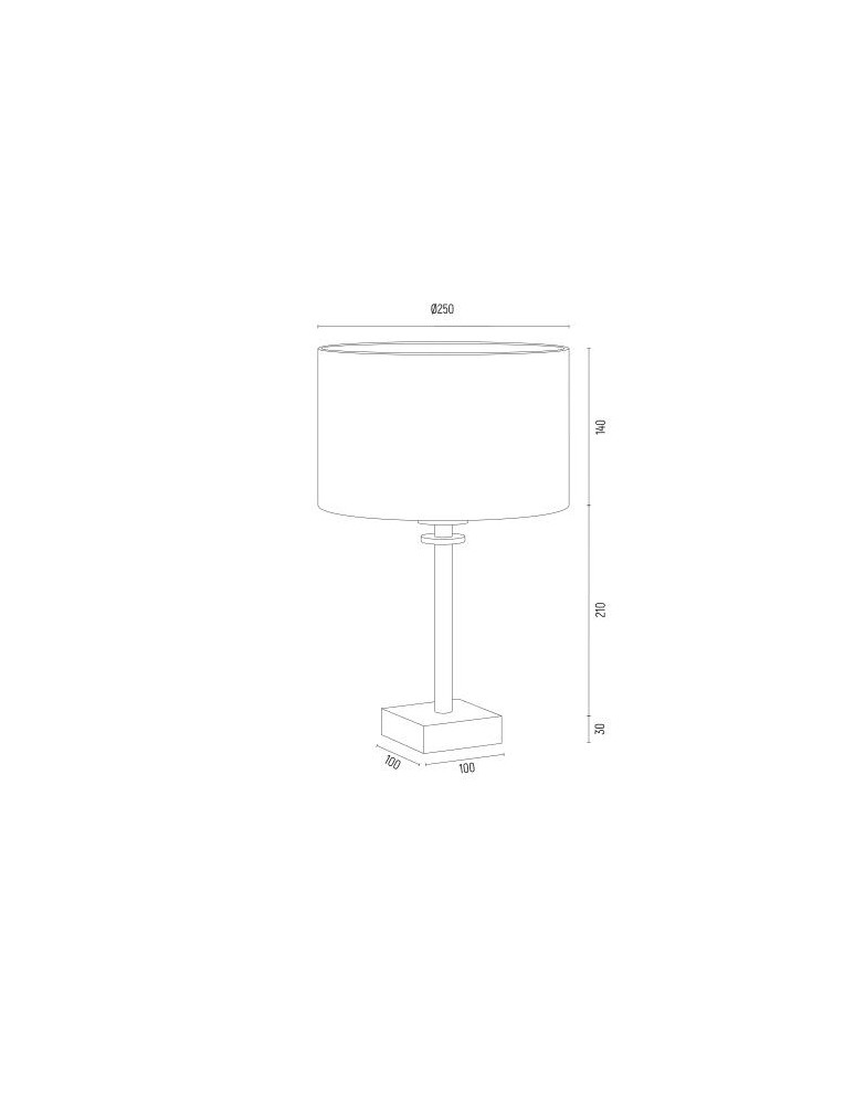 Table lamps with lampshade - Argon ABBANO 1-fl. table lamp 1x15W (max) white brushed brass 8047 - product kolory-swiatla.pl 5