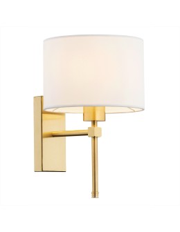 Argon ABBANO wall lamp 1 pł. 1x15W (max) white brushed brass 8048