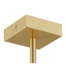 Hampton style pendant lamps - Argon ABBANO 5 fl. chandelier 5x7W (max) white brushed brass 2132 - product 7