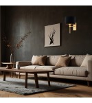 Wall lamps - Argon ABBANO wall lamp 1 pł. 1x15W (max) black brushed brass 8050 - product 2