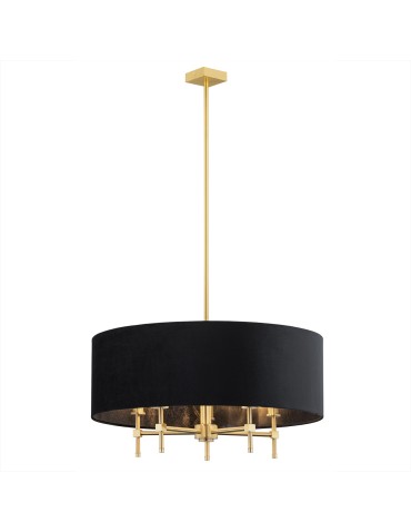 Argon ABBANO 5 fl. chandelier 5x7W (max) black brushed brass 2133