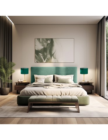 Argon ABBANO 1-fl. table lamp 1x15W (max) green brushed brass 8106 - product 2