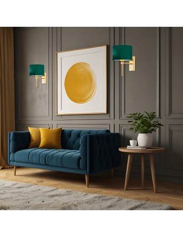 Argon ABBANO wall lamp 1 pł. 1x15W (max) green brushed brass 8107 - product 2