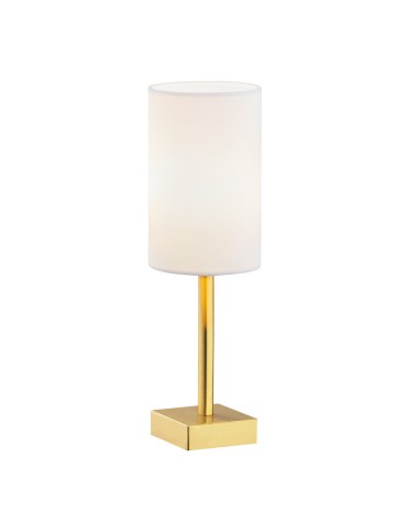 Argon ABRUZZO 1 fl. table lamp 1x7W (max) white brushed brass 8030