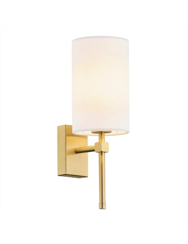 Argon ABRUZZO wall lamp 1 pł. 1x7W (max) white brushed brass 8034