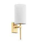 Modern wall lamps - Argon ABRUZZO wall lamp 1 pł. 1x7W (max) white brushed brass 8034 - product 3