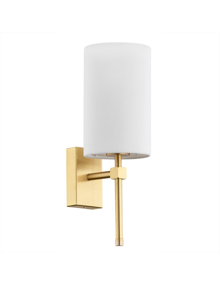 Modern wall lamps - Argon ABRUZZO wall lamp 1 pł. 1x7W (max) white brushed brass 8034 - product kolory-swiatla.pl 3