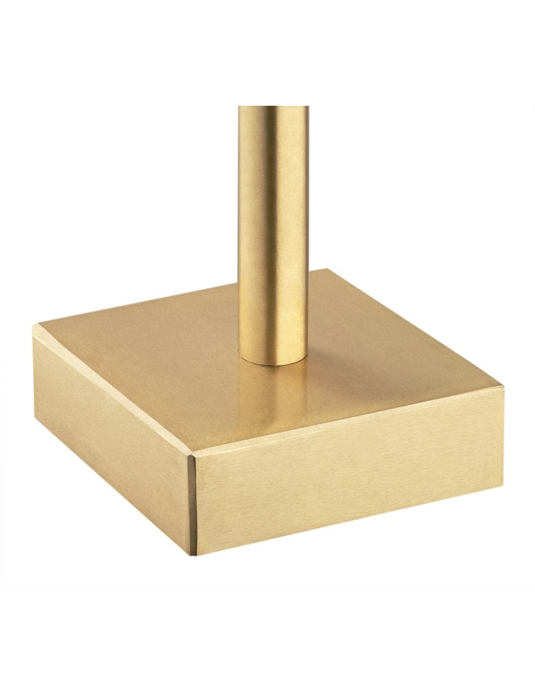 Table lamps with lampshade - Argon ABRUZZO 1 fl. table lamp 1x7W (max) black brushed brass 8031 - product kolory-swiatla.pl 4