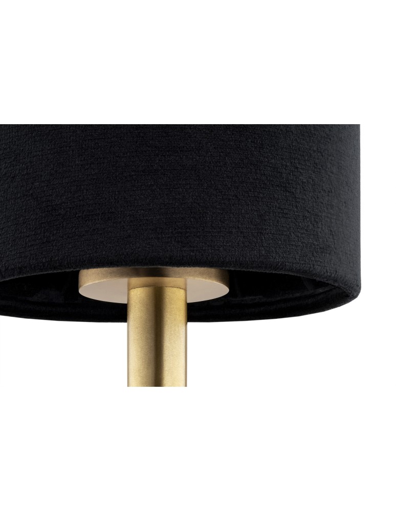 Table lamps with lampshade - Argon ABRUZZO 1 fl. table lamp 1x7W (max) black brushed brass 8031 - product kolory-swiatla.pl 5