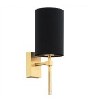 Modern wall lamps - Argon ABRUZZO wall lamp 1 pł. 1x7W (max) black brushed brass 8035 - product 1