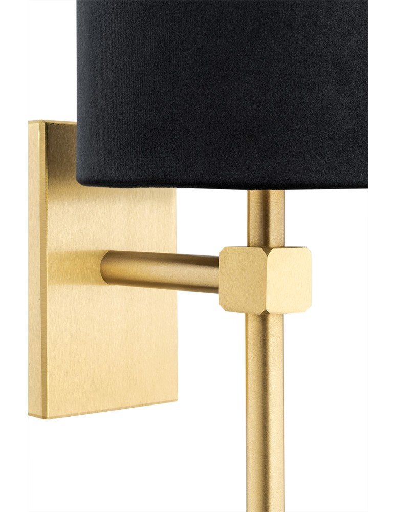 Modern wall lamps - Argon ABRUZZO wall lamp 1 pł. 1x7W (max) black brushed brass 8035 - product kolory-swiatla.pl 4