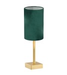 Table lamps with lampshade - Argon ABRUZZO 1 fl. table lamp 1x7W (max) green brushed brass 8108 - product 2