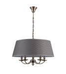 New York style pendant lamps - ITALUX ZANOBI Pendant Gray 5xE14 PND-43272-5A - product 1