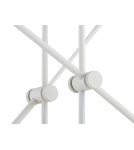 Pendant lamps spheres - Argon ABSOS 1841 4-light pendant lamp with white and brown (marble) lampshades, cream white glass frame, lacquered steel - product 6