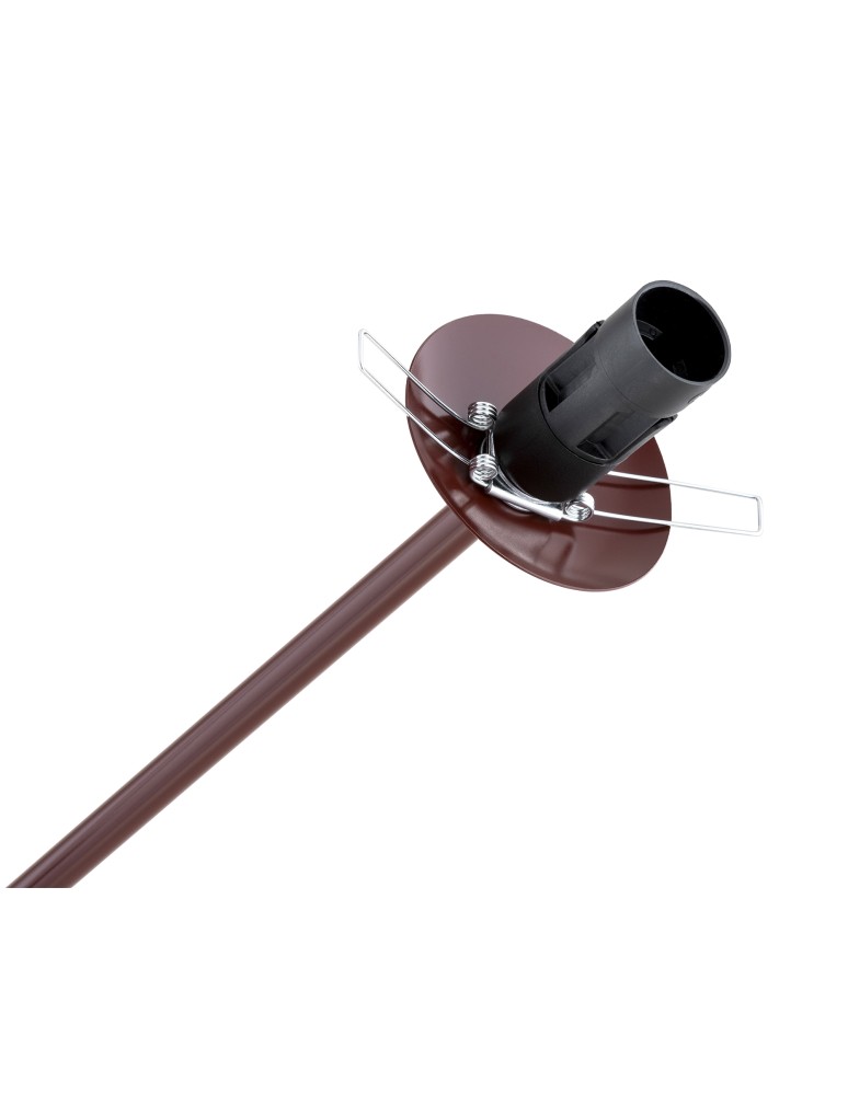 Pendant lamps spheres - Argon ABSOS 1842 4-light pendant lamp with white and brown (marble) lampshades, chocolate brown glass frame, lacquered steel - product kolory-swiatla.pl 8