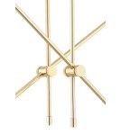 Pendant lamps spheres - Argon ABSTRACT 4 fl. pendant lamp 4x7W (max) opal mat brass 1695 - product 4