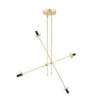 Pendant lamps spheres - Argon ABSTRACT 4 fl. pendant lamp 4x7W (max) opal mat brass 1695 - product 5