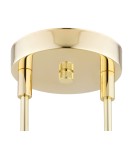 Pendant lamps spheres - Argon ABSTRACT 4 fl. pendant lamp 4x7W (max) opal mat brass 1695 - product 7