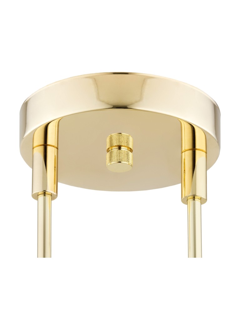 Pendant lamps spheres - Argon ABSTRACT 4 fl. pendant lamp 4x7W (max) opal mat brass 1695 - product kolory-swiatla.pl 7