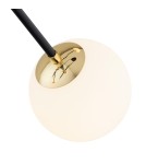 Pendant lamps spheres - Argon ABSTRACT pendant lamp 4 pł. 4x7W (max) opal mat black structure 1696 - product 6