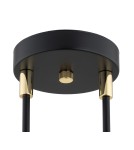 Pendant lamps spheres - Argon ABSTRACT pendant lamp 4 pł. 4x7W (max) opal mat black structure 1696 - product 7