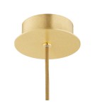 Single pendant lamps - Argon ALMIROS 8448 1-fl. pendant lamp, large, white-brown (marble) lampshade, brass elements glass, brass, baw braid - product 4