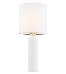 Glamour table lamps - Argon ALMADA 1 fl. table lamp 1x15W (max) white white structure 4231 - product 1