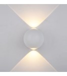 Outdoor wall lamps - ITALUX CARSOLI Wall lamp White LED 3000K IP54 PL-308W - product 1