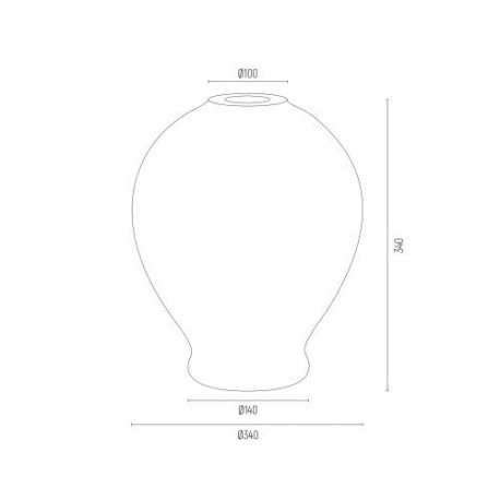 Argon AMARYLIS lampa stołowa 1 pł. 1x15W (max) opal mat 4095