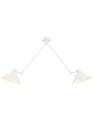 Argon ALTEA 2 fl. pendant lamp 2x15W (max) white structure 861