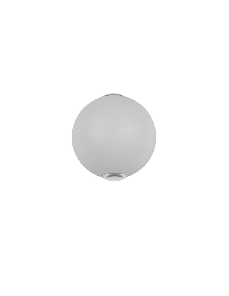 Kinkiety zewnętrzne - ITALUX CARSOLI Kinkiet Biały LED 3000K IP54 PL-308W - produkt kolory-swiatla.pl 2