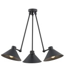 Pendant lamps - Argon ALTEA 3 fl. pendant lamp 3x15W (max) black structure 1452 - product 1