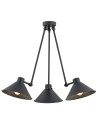 Argon ALTEA lampa wisząca 3 pł. 3x15W (max) czarny struktura 1452