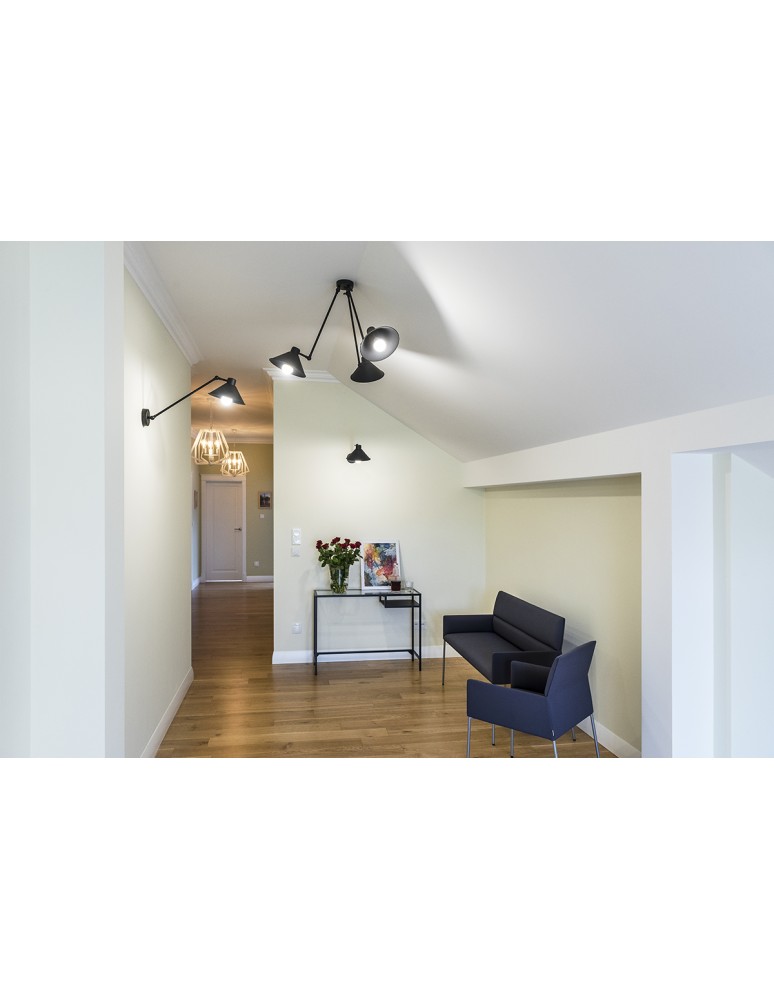 Argon ALTEA lampa wisząca 3 pł. 3x15W (max) czarny struktura 1452