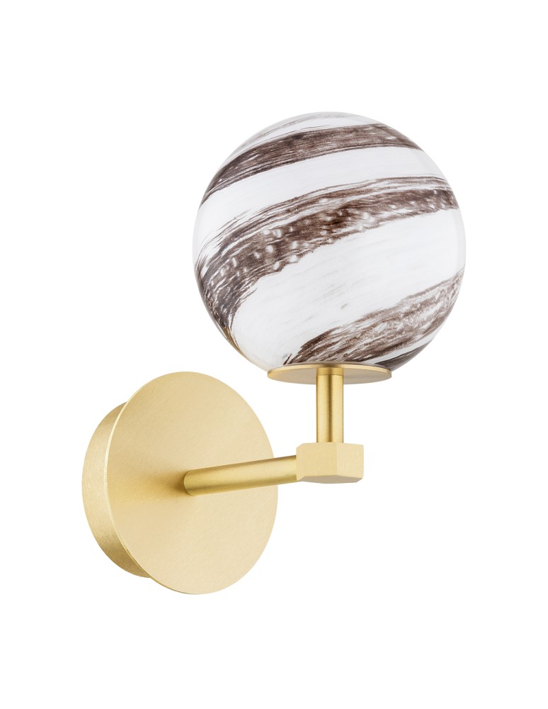 Wall lamps spheres - Argon ARUBA 8500 glass, brass - product kolory-swiatla.pl 5