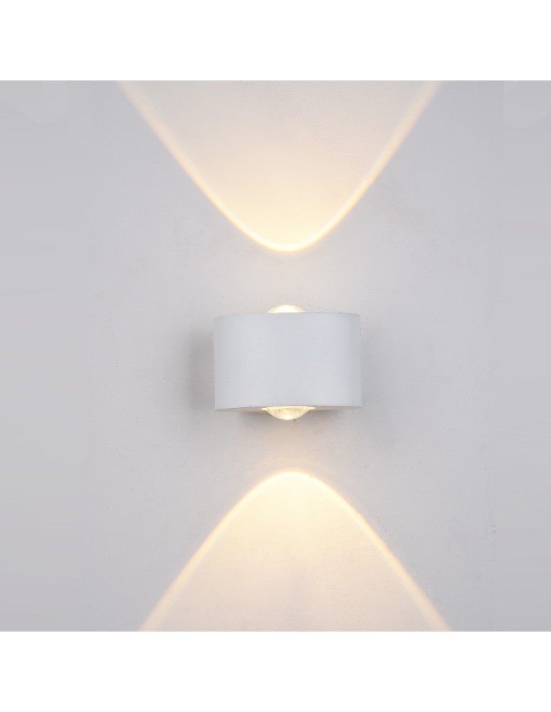 Outdoor wall lamps - ITALUX GILBERTO Wall lamp White LED 3000K IP54 PL-260W - product kolory-swiatla.pl 1