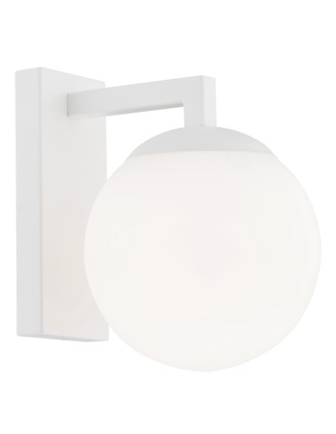 Argon ASPEN wall lamp 1 pł. 1x15W (max) opal mat white structure 3733